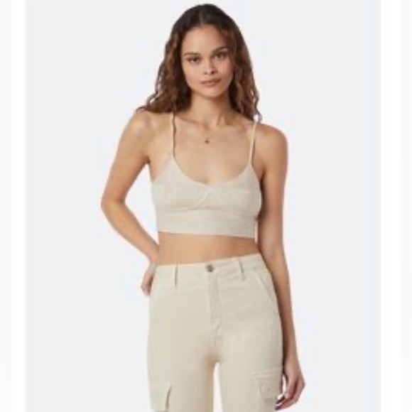 NWT Favorite Daughter Spaghetti Sweater Bralette - Picture 7 of 10